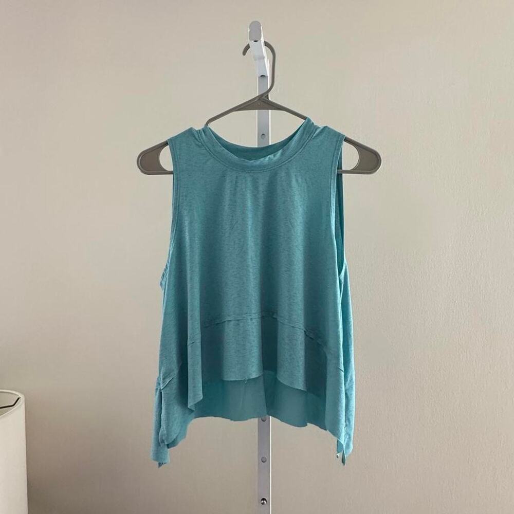 Free people teal tank top